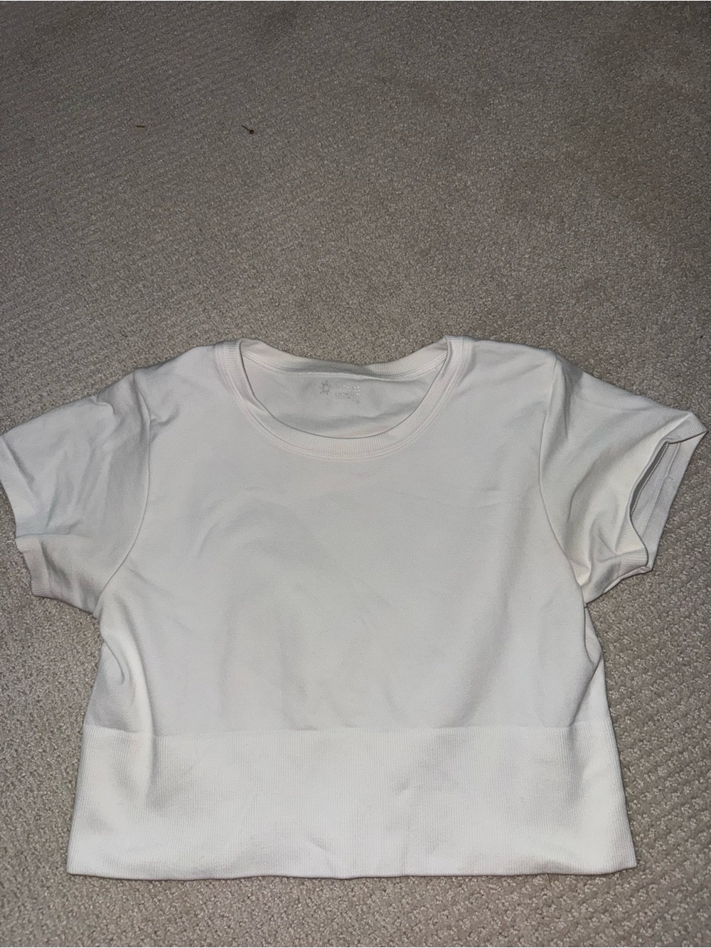 aerie White Crop Top